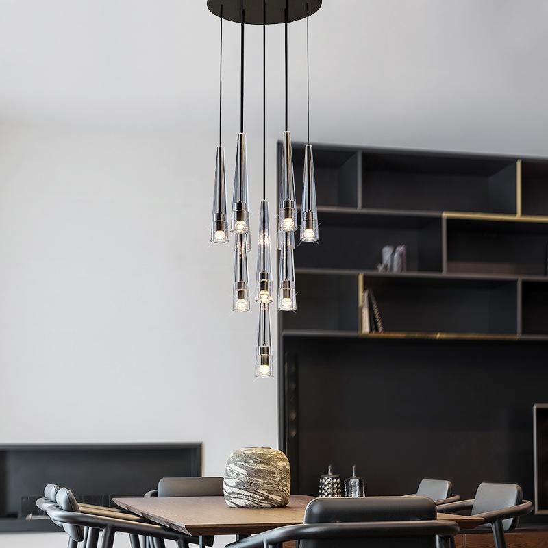 Housegent Apoli Linear Crystal Chandelier