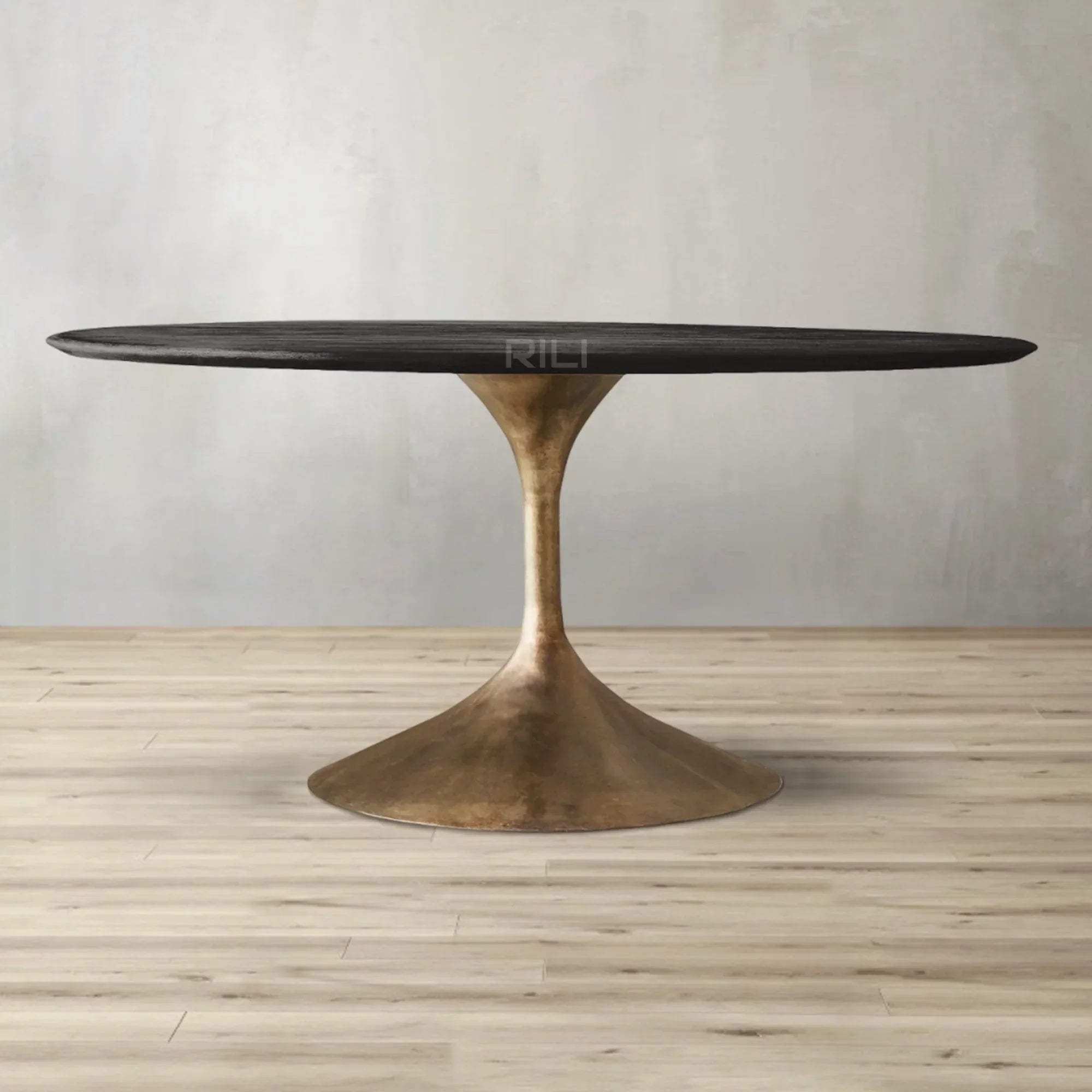 Aero Wood Round Dining Table