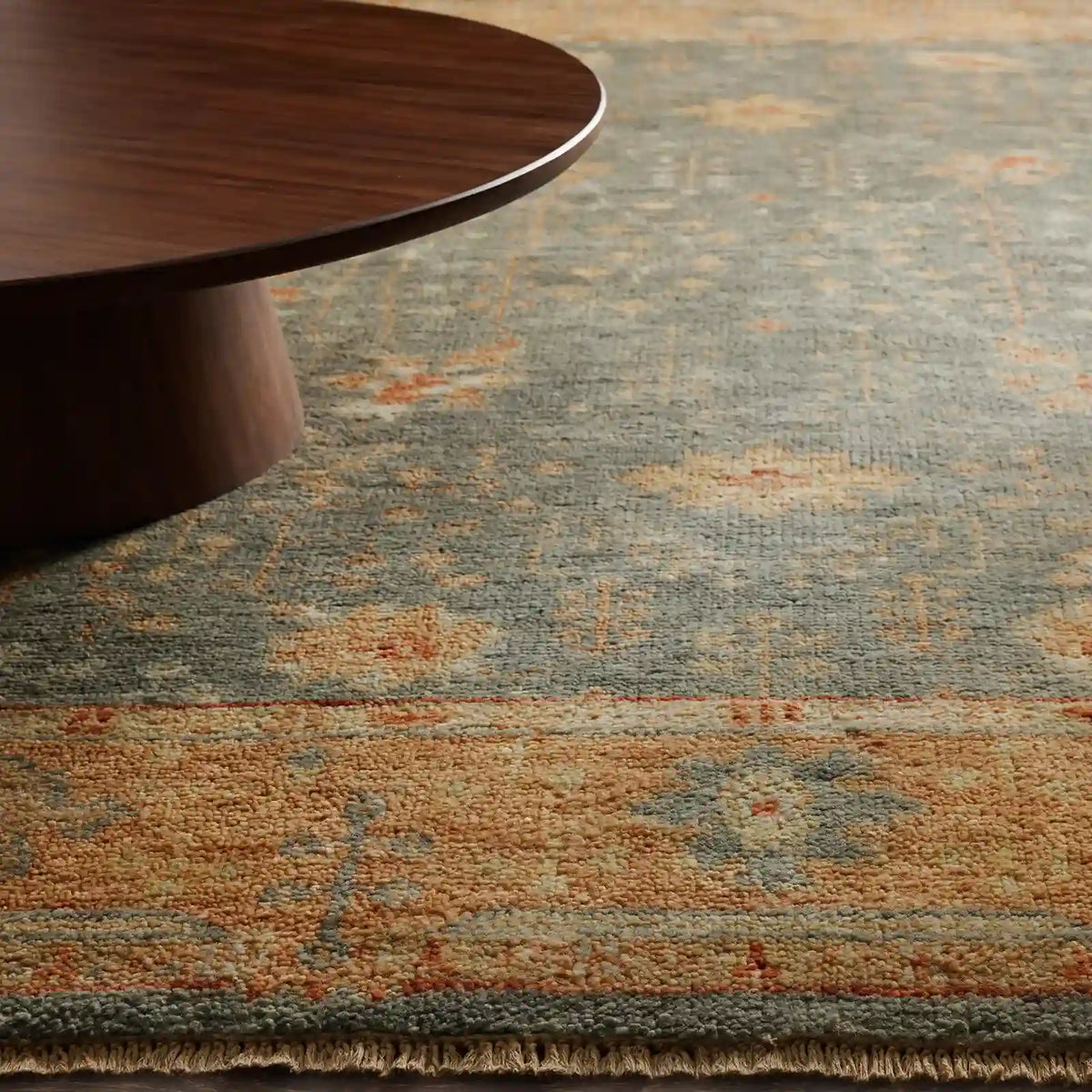 Asphyn Hand-Knotted Wool Area Rug