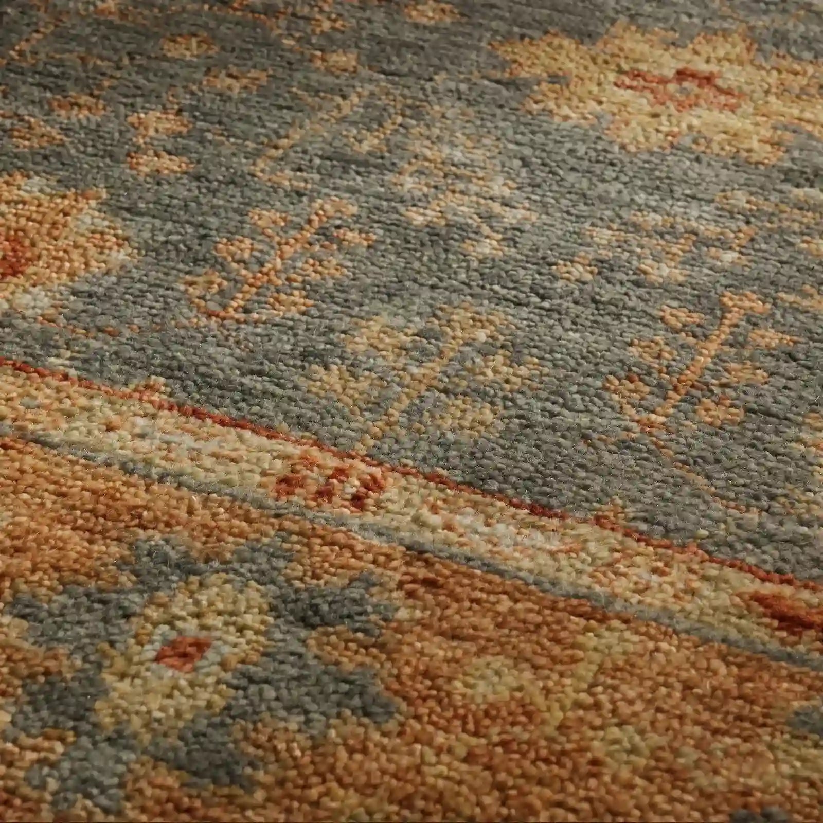 Asphyn Wool Round Area Rug