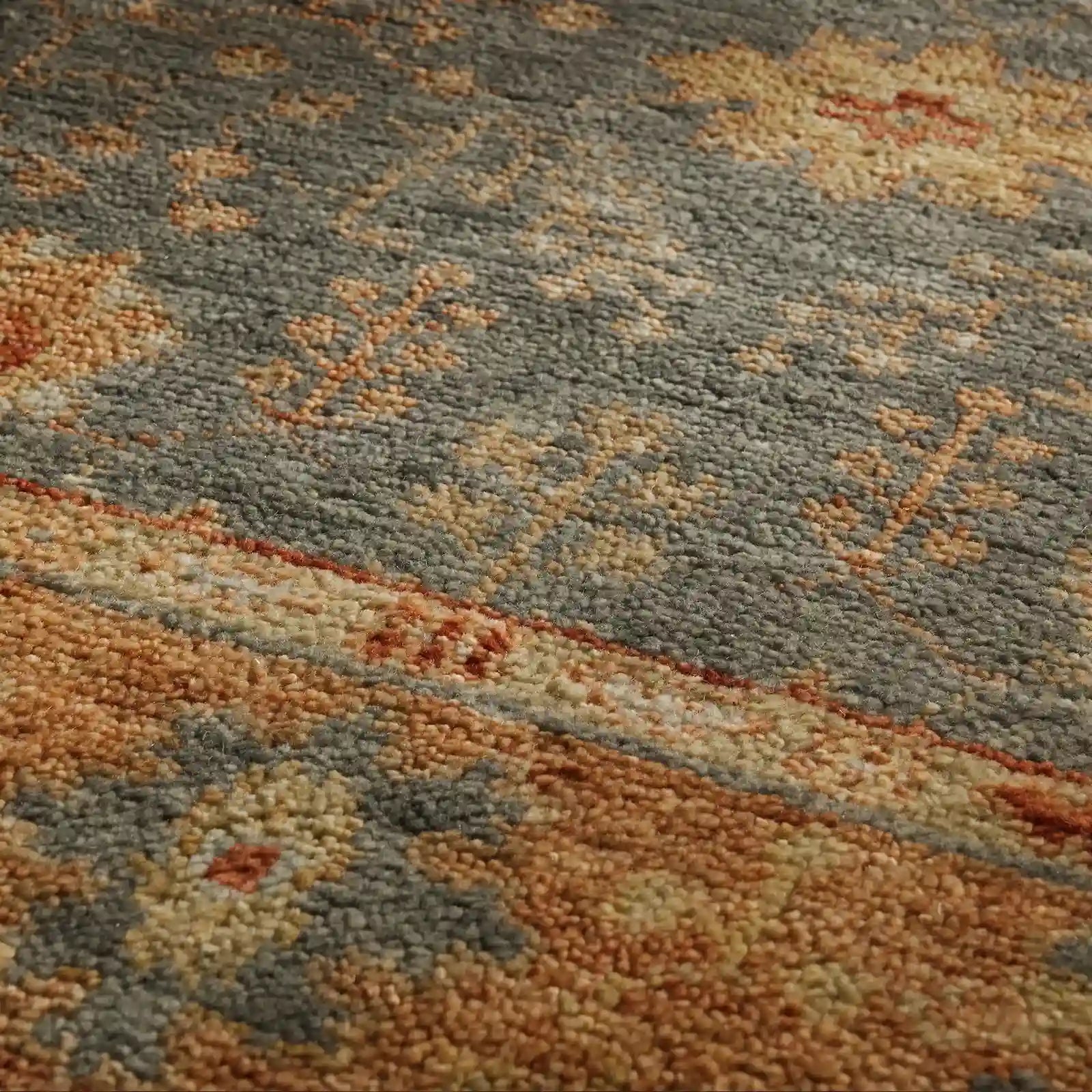 Asphyn Hand-Knotted Wool Area Rug
