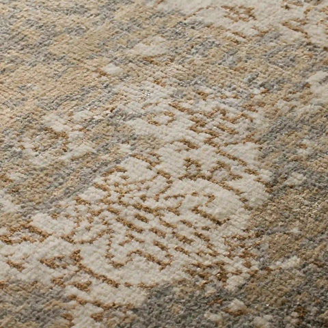 Tanséa Hand-Knotted Wool & Rayon Abstract Brown Area Rug
