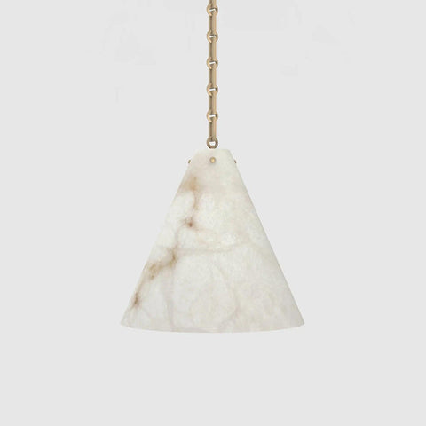 Contemporary Lucca Large Alabaster Pendant Light For Kitchen Island, Living Room