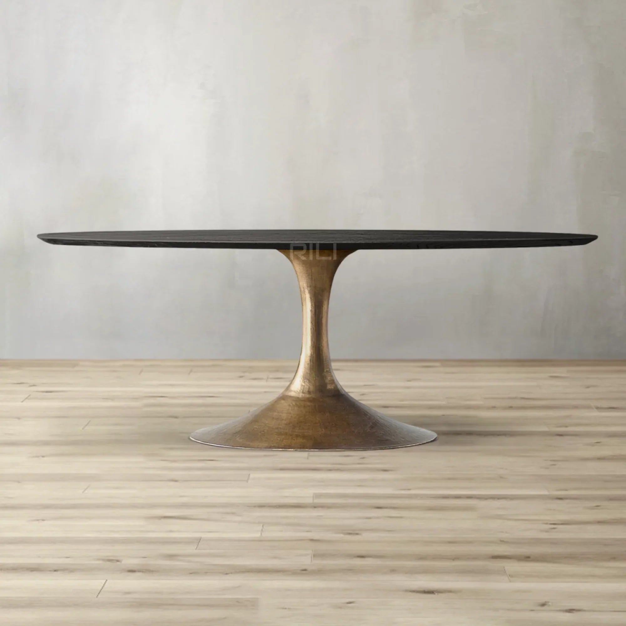 Aero Wood Oval Dining Table
