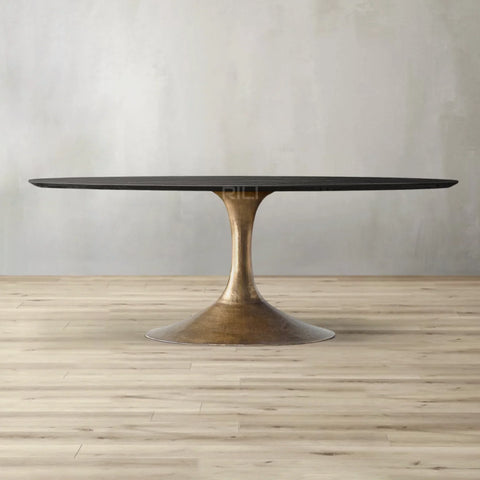 Aero Wood Oval Dining Table