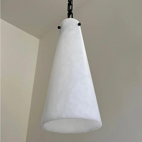 Contemporary Lucca Alabaster Pendant Light For Kitchen Island, Living Room