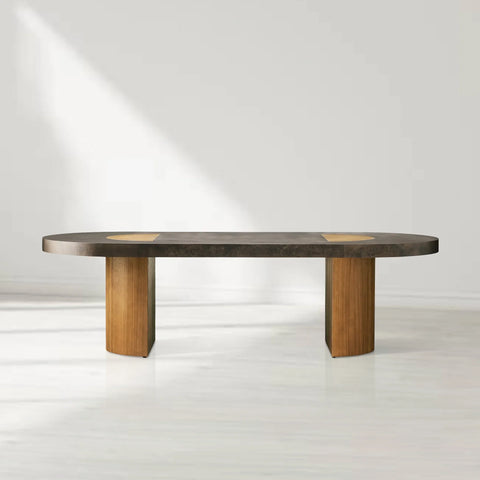 Acacius Rectangular Reclaimed Wood Dining Table
