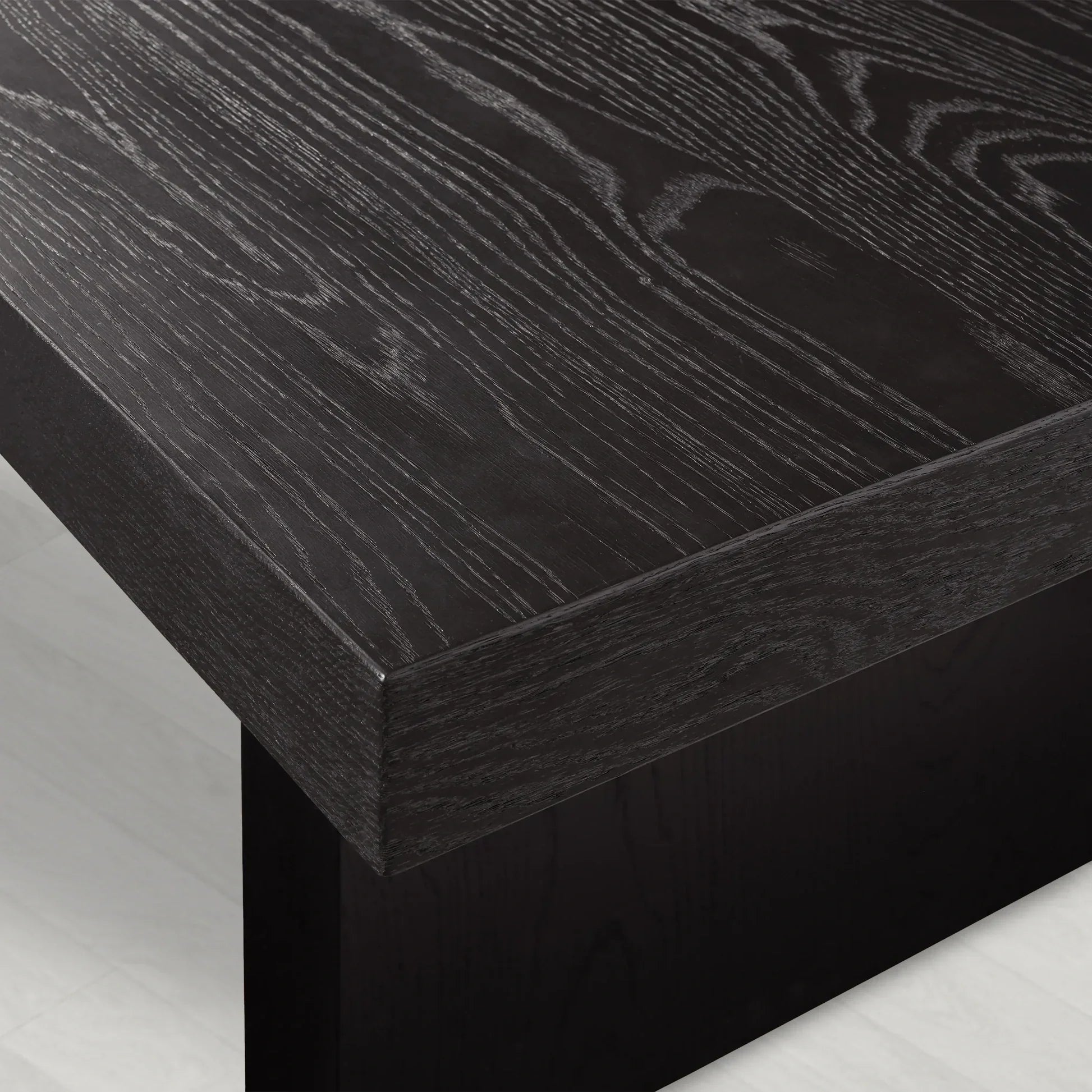 Calvin Rectangular Oak Wood Dining Table with Contemporary Artisan Design