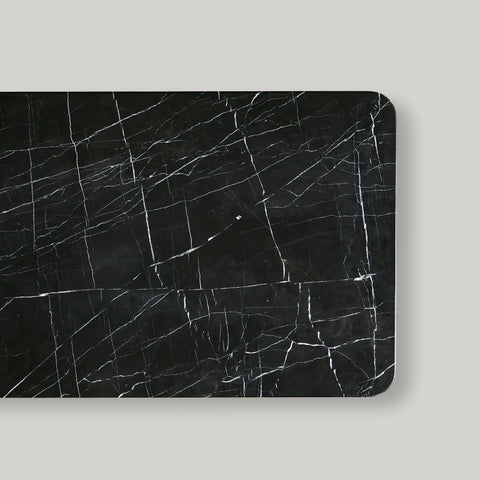 Caden Rectangular Stone Top Dining Table