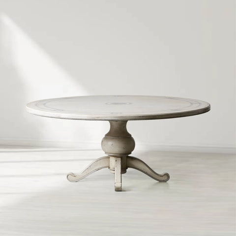 Girardi Round Wood Dining Table with BellArte Base