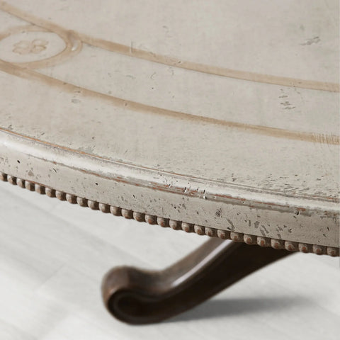 Girardi Round Wood Dining Table with BellArte Base