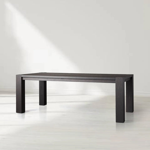 Parsons Rectangular Solid Wood Dining Table