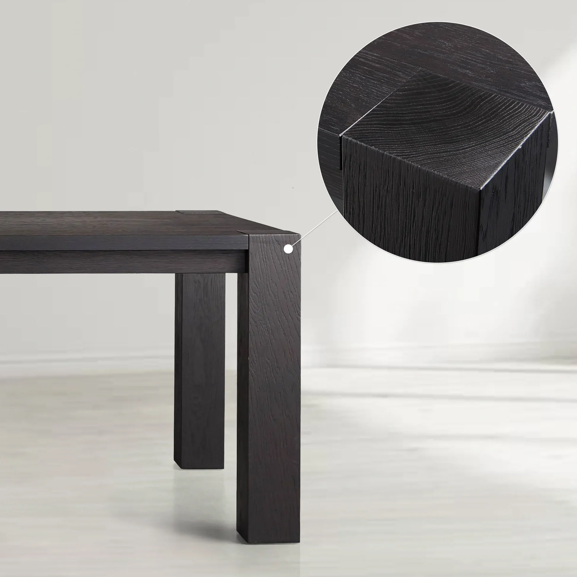 Parsons Rectangular Solid Wood Dining Table