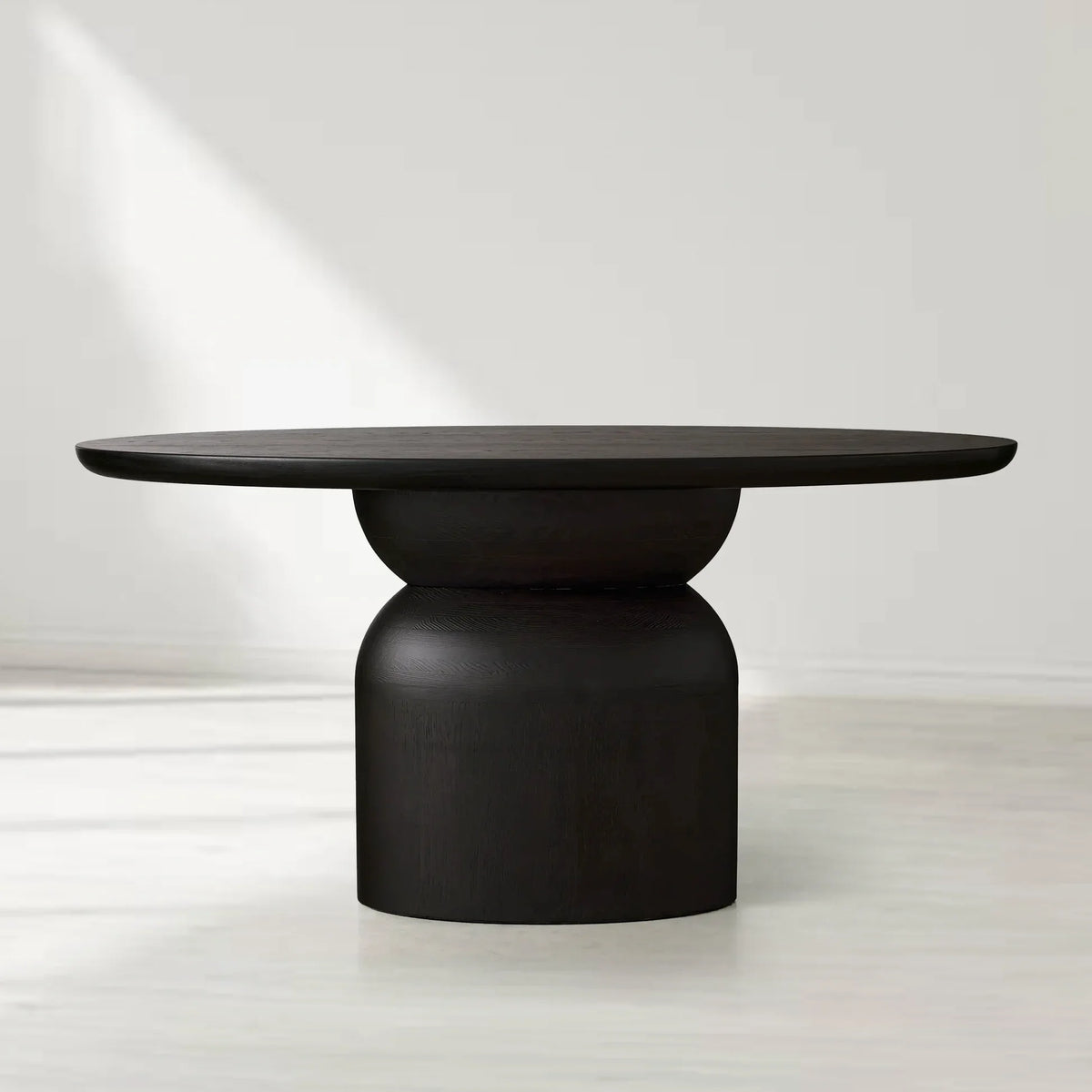 Perth Oval Solid Wood Dining Table with Artisan Crafted Romanian Oak