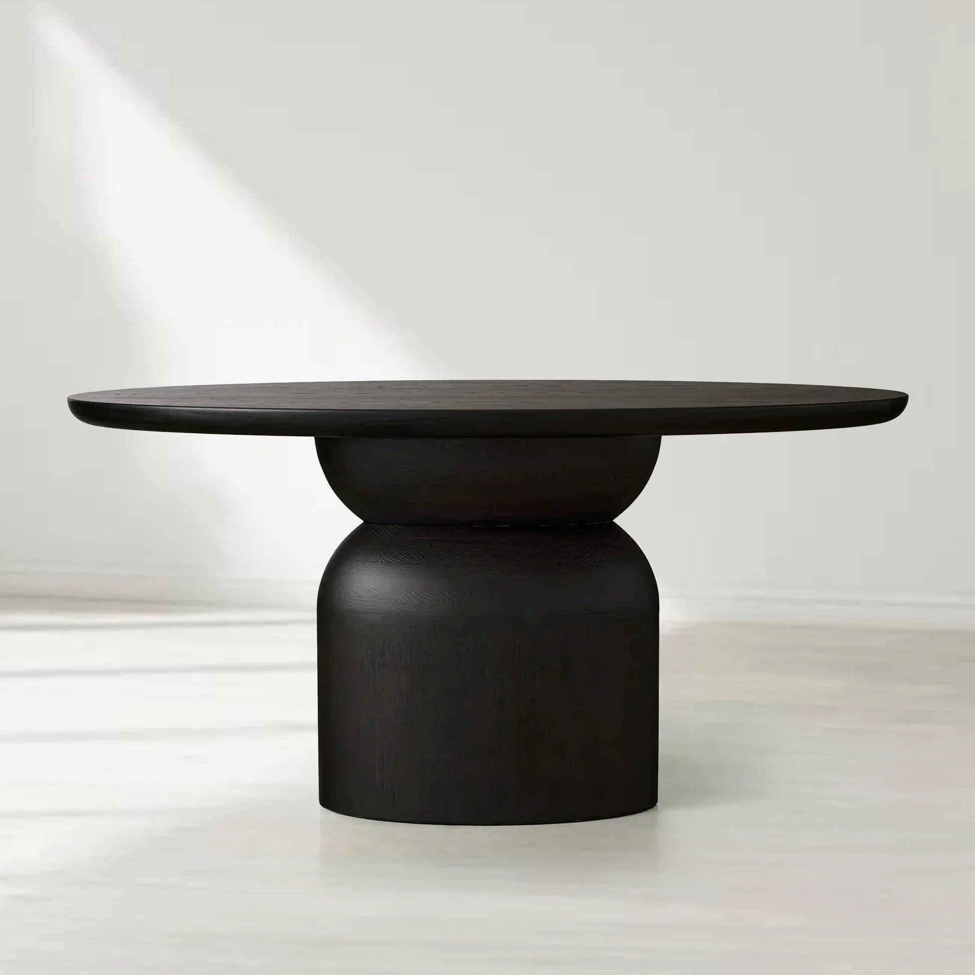Perth Oval Solid Wood Dining Table with Artisan Crafted Romanian Oak ...