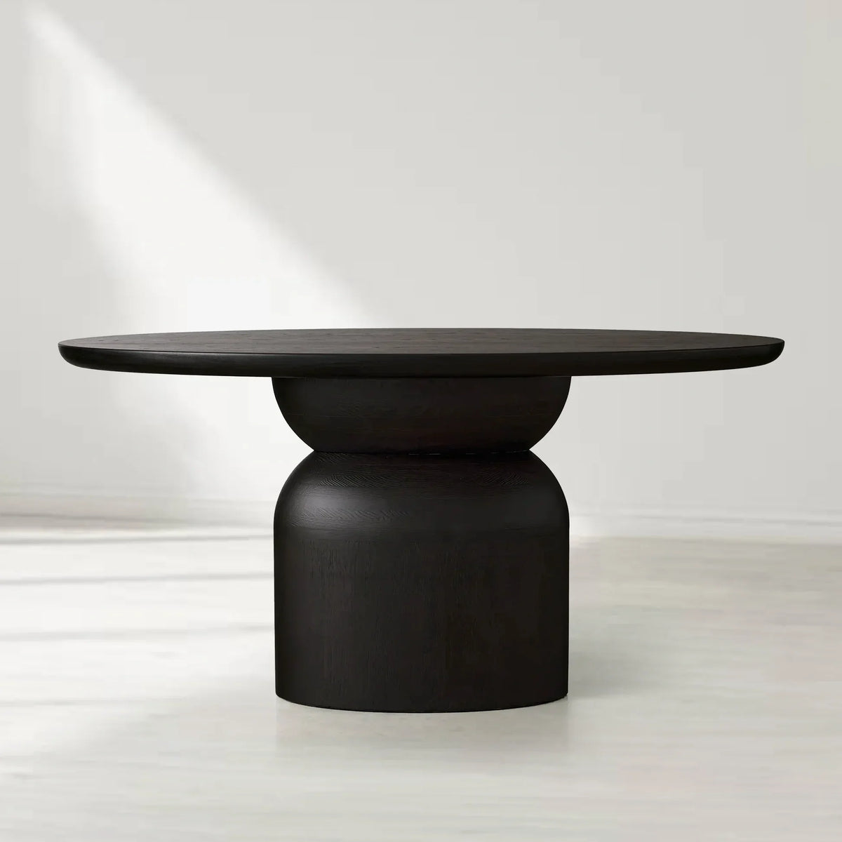 Perth Oval Solid Wood Dining Table with Artisan Crafted Romanian Oak