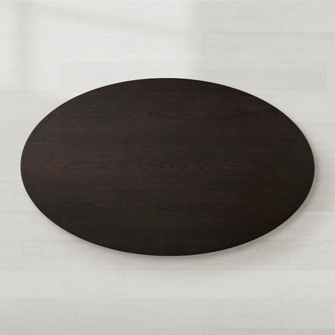 Perth Oval Solid Wood Dining Table with Artisan Crafted Romanian Oak