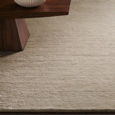 Cashmere Blend Hand-Knotted Wool Area Rug