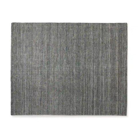 Laessyn Charcoal Hand-Knotted Wool Blend Rug