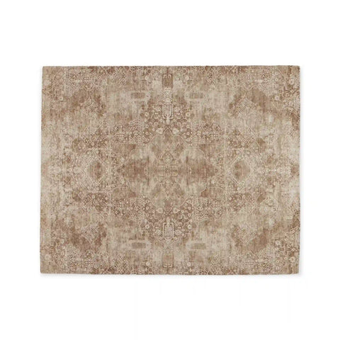 Lucira 6'x9' Hand-Knotted Brown Rug