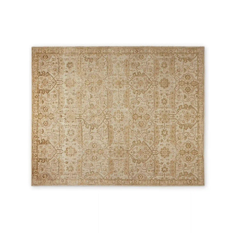 Syanna Hand-Knotted Wool Rug in Blue or Moss
