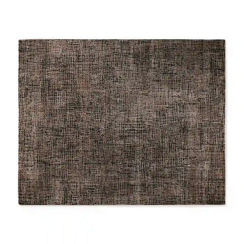 Fostra Modern Hand-Knotted Wool Rayon Area Rug