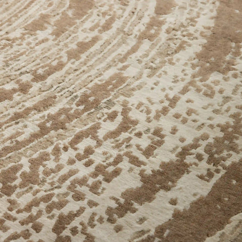 Veyra Hand-Knotted Round Wool & Rayon Rug