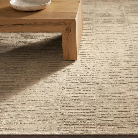 Artym Hand-Knotted Rayon Wool Area Rug
