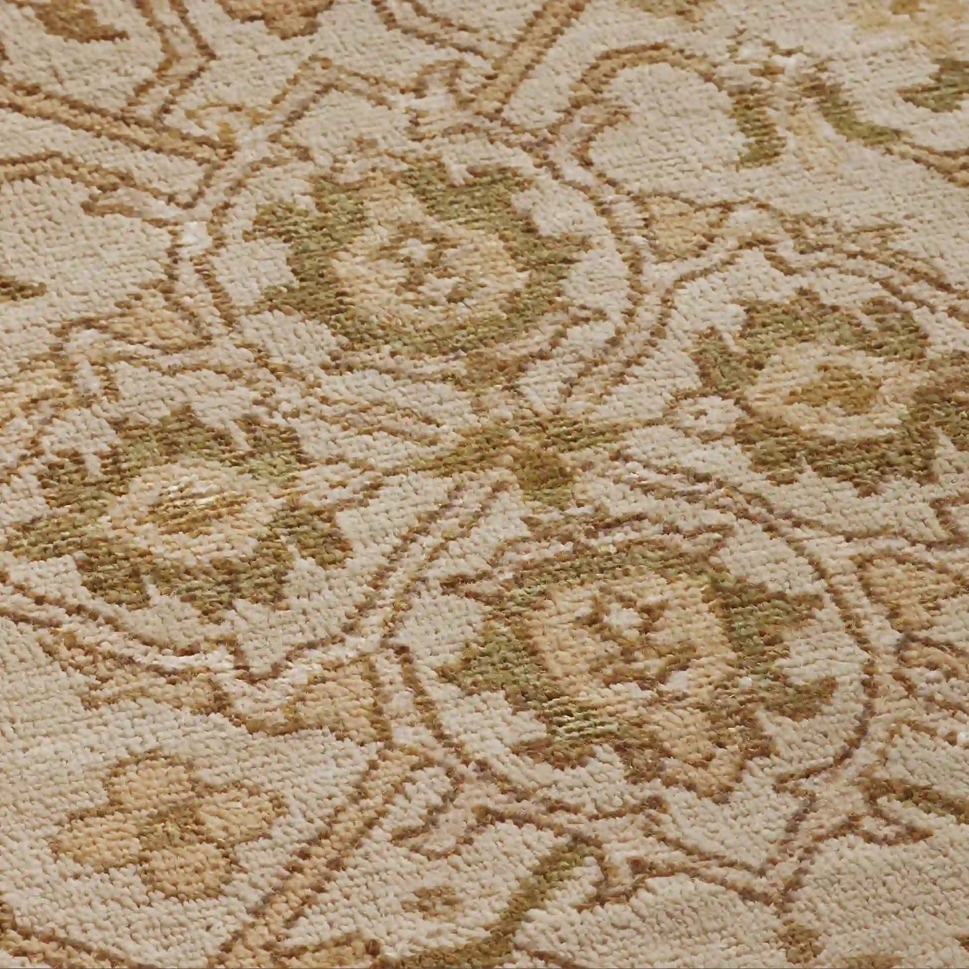 Syanna Hand-Knotted Wool Rug in Blue or Moss