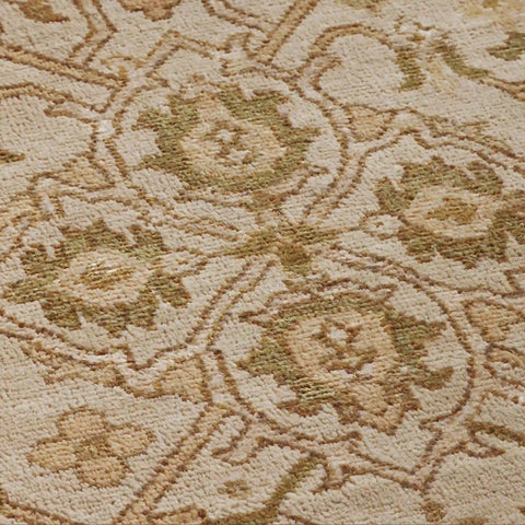 Syanna Hand-Knotted Wool Rug in Blue or Moss
