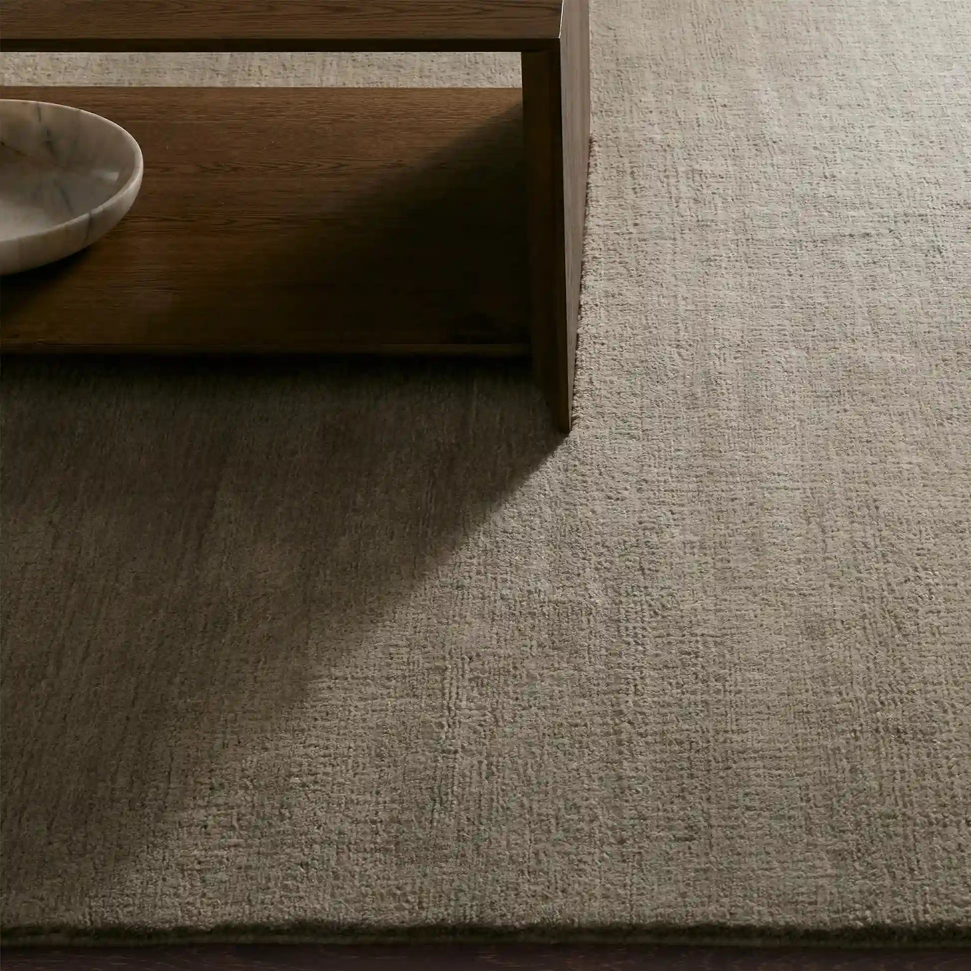 Cashmere Blend Hand-Knotted Wool Area Rug