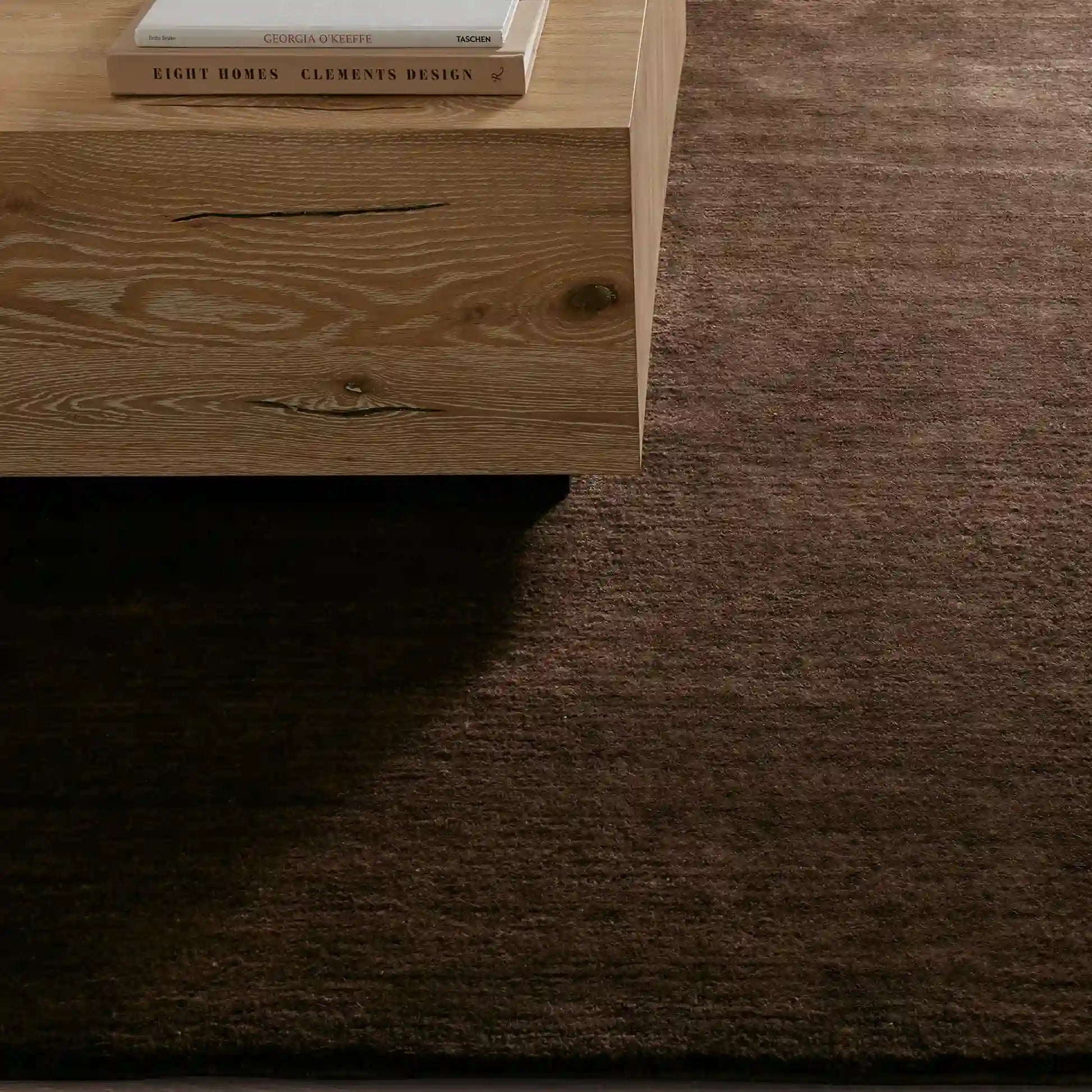 Cashmere Blend Hand-Knotted Wool Area Rug