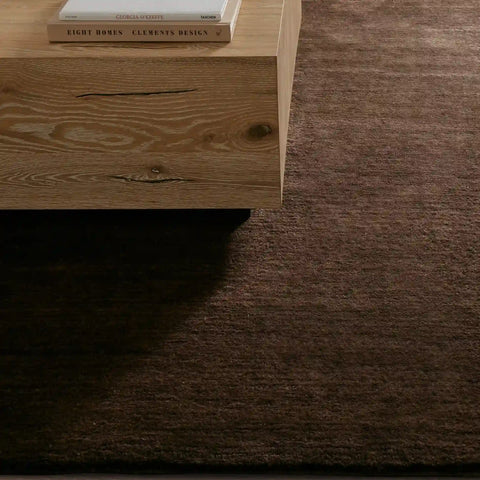 Cashmere Blend Hand-Knotted Wool Area Rug