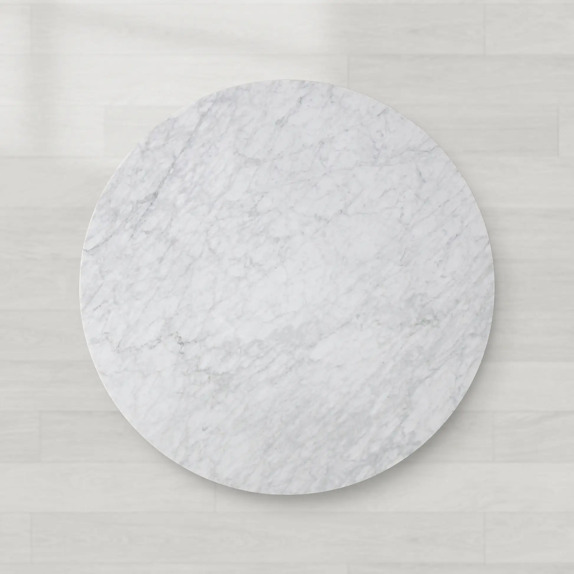 Saint Germain Round Marble Top Dining Table with Dauphine Base