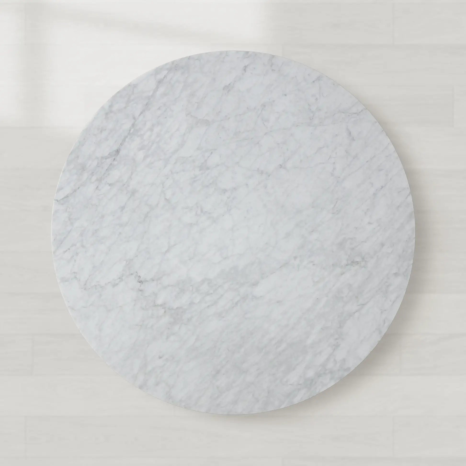 Saint Germain Round Marble Top Dining Table with Rennes Base