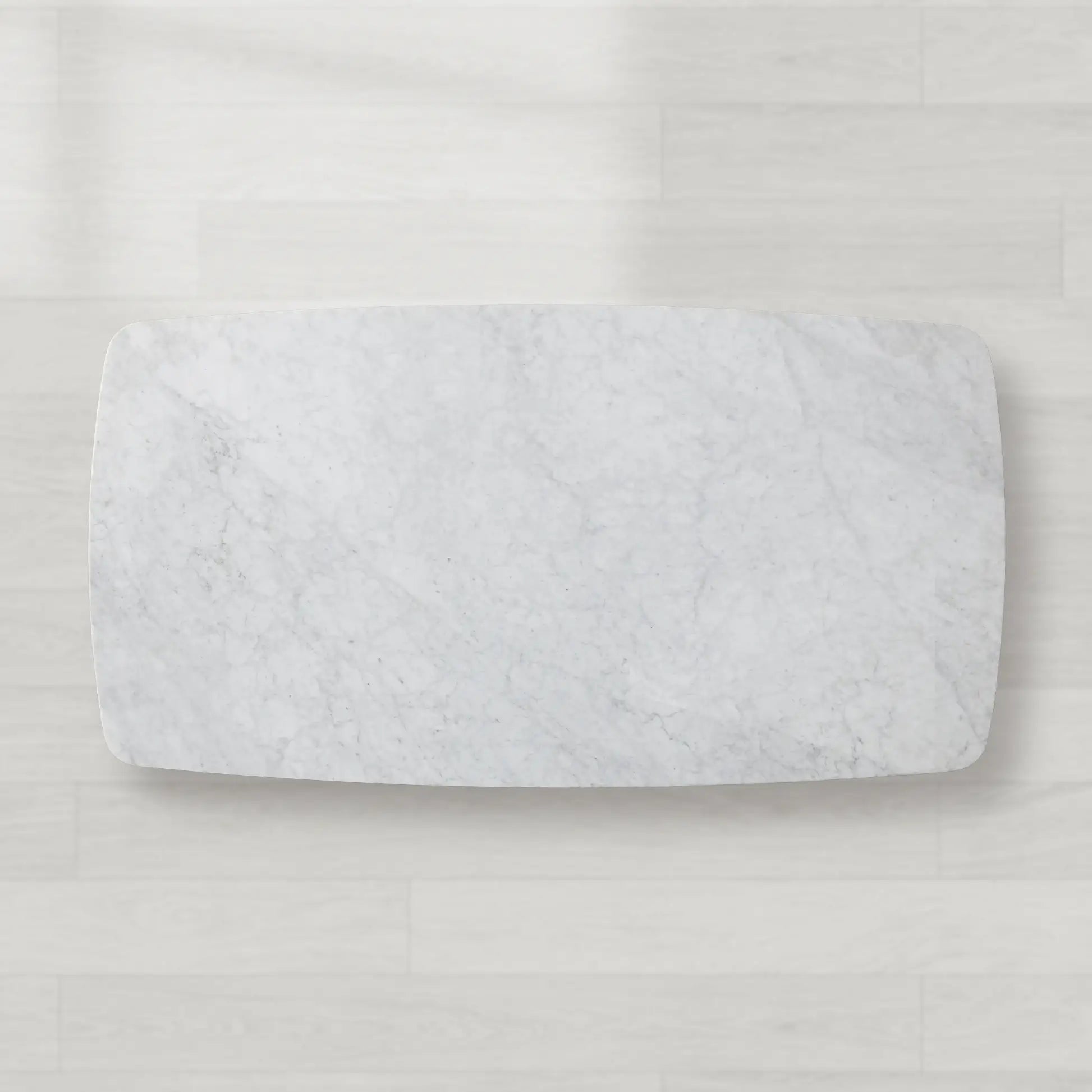Saint Germain Rectangular Marble Top Dining Table with Rennes Base