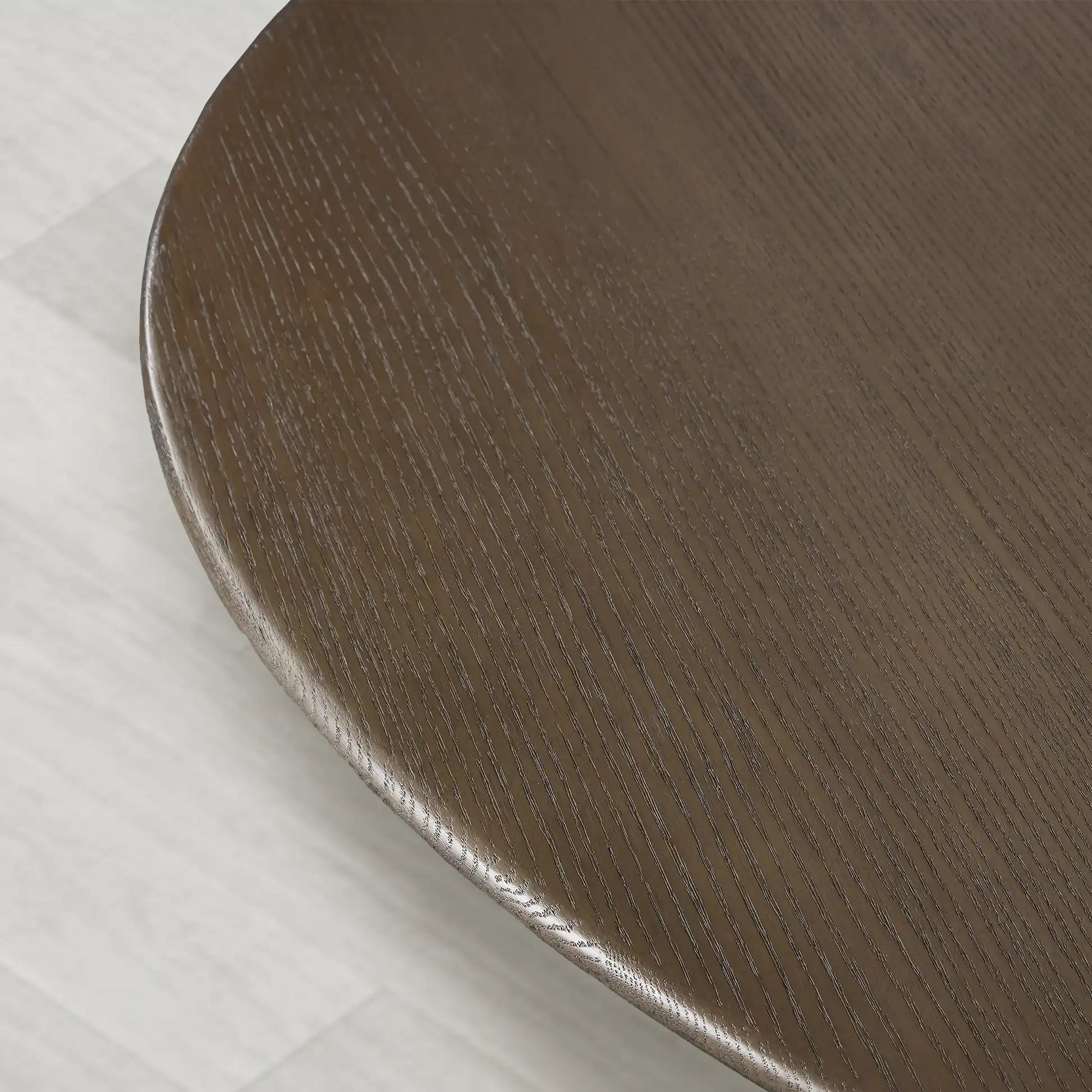 Saint Germain Round Oak Wood Dining Table with Rennes Base