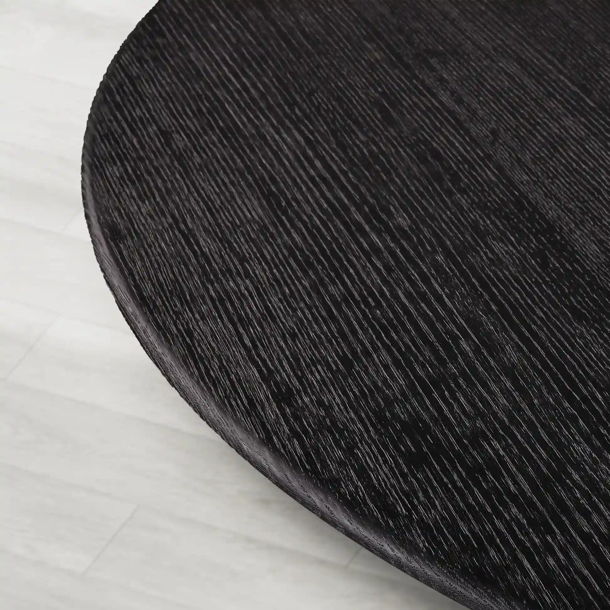 Saint Germain Round Wood Dining Table with Clement Base Design