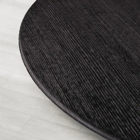 Saint Germain Round Wood Dining Table with Clement Base Design