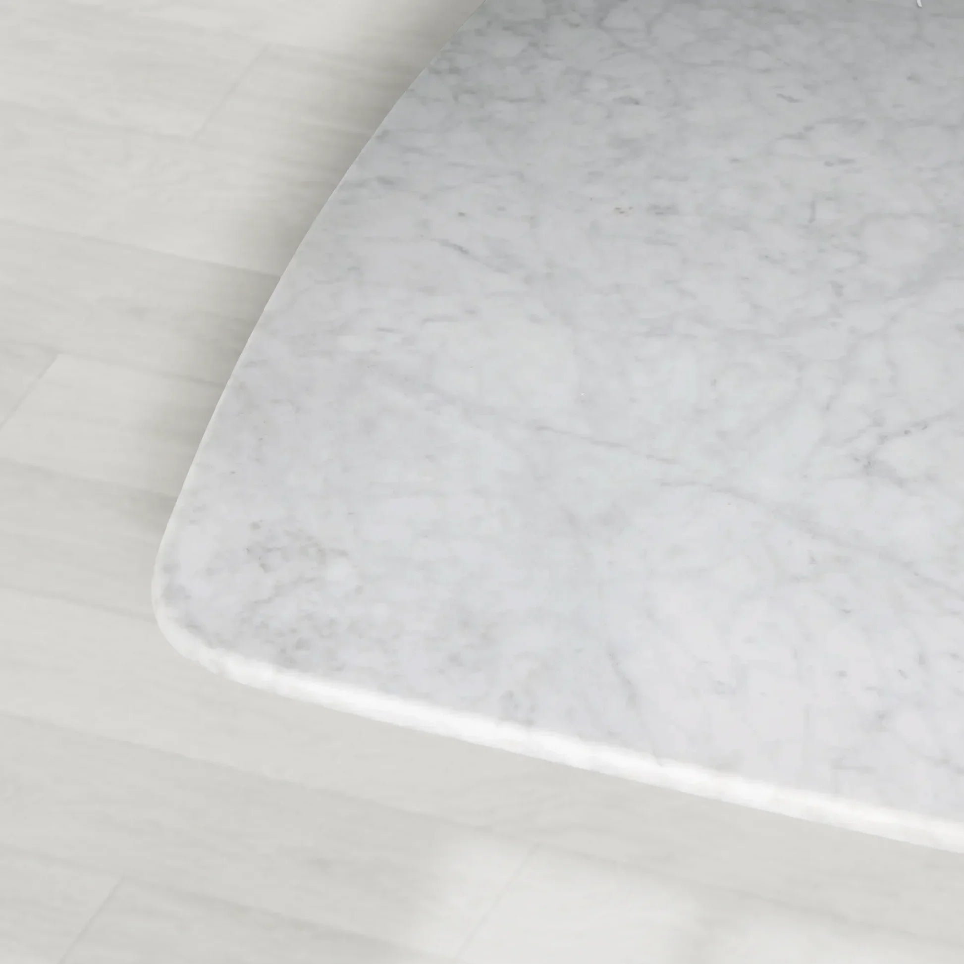 Saint Germain Rectangular Marble Top Dining Table with Rennes Base