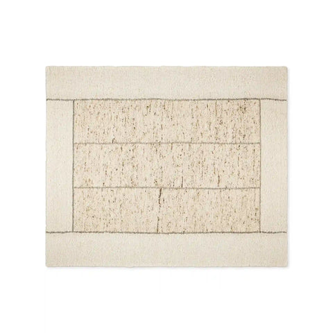 Alora Ivory & Brown Wool Rug
