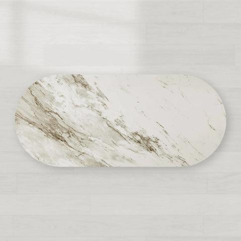 Beaumont Outdoor Teak Dining Table with Stone Tops