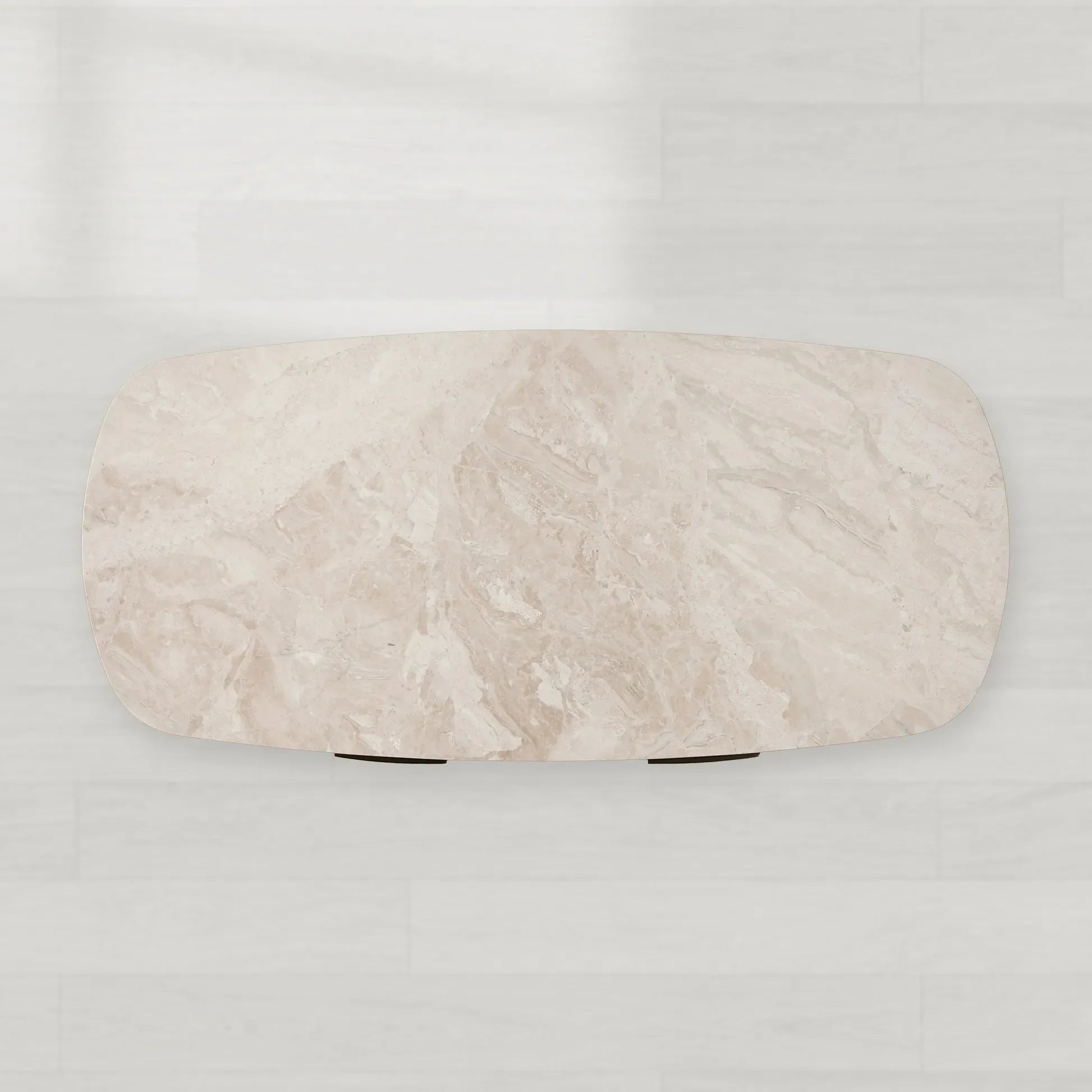 Danny Writing Desk with Oak Wood Base and Marble Stone Top