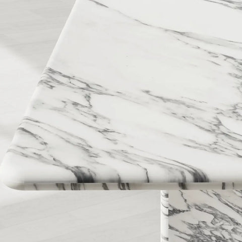Marco Rectangular Marble Dining Table