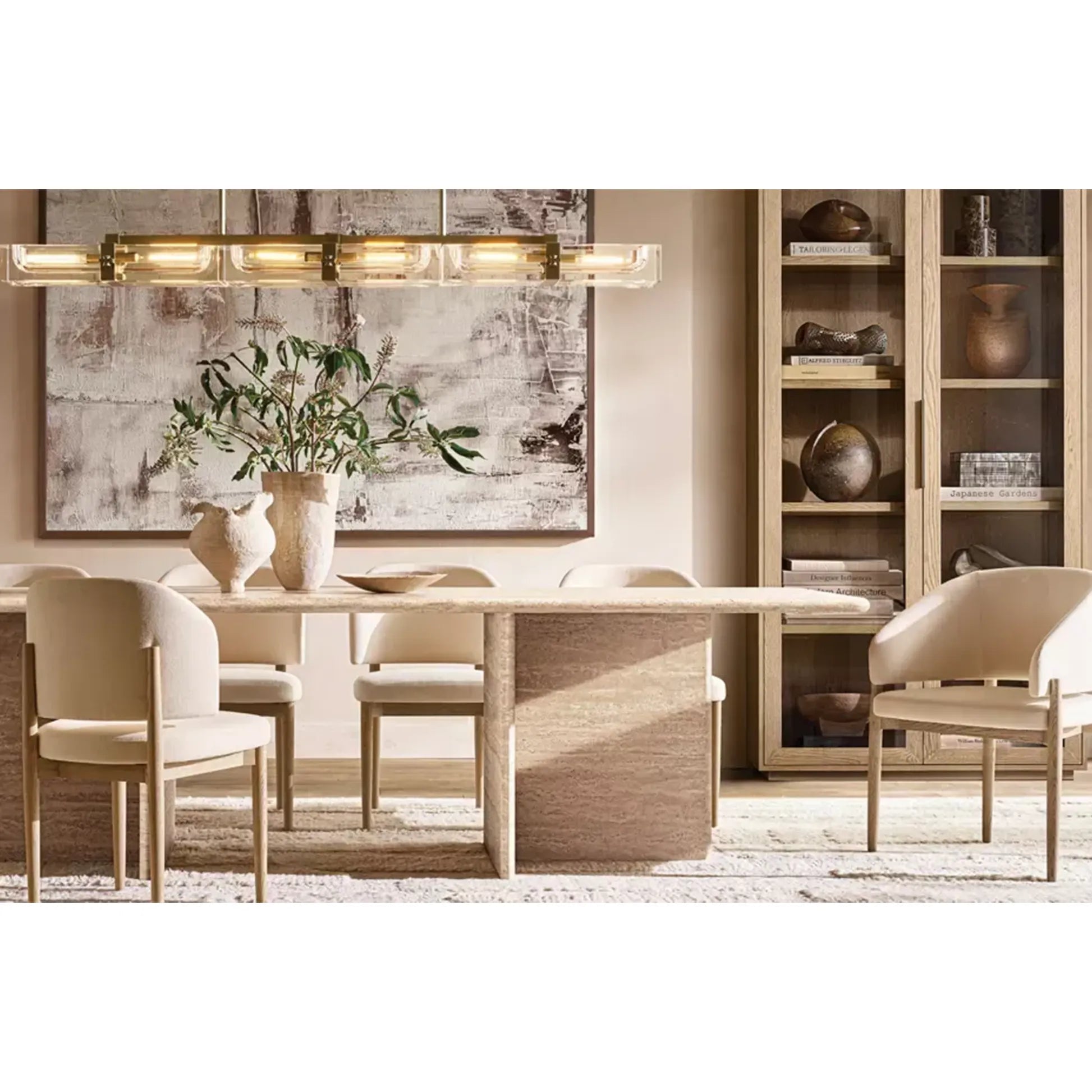 Marco Rectangular Marble Dining Table