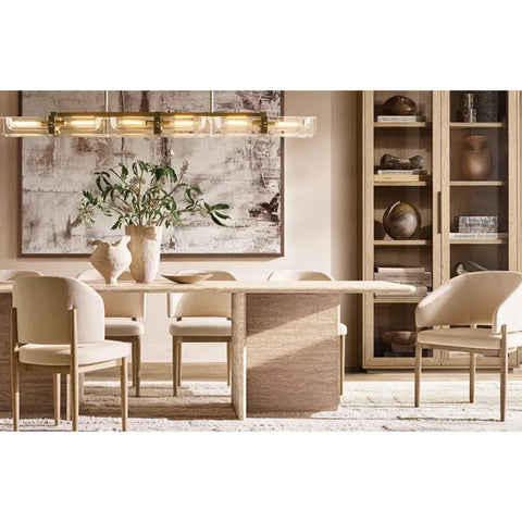 Marco Rectangular Marble Dining Table