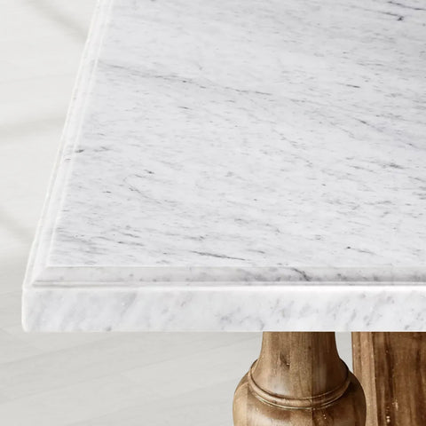 St. James Marble Rectangular Dining Table