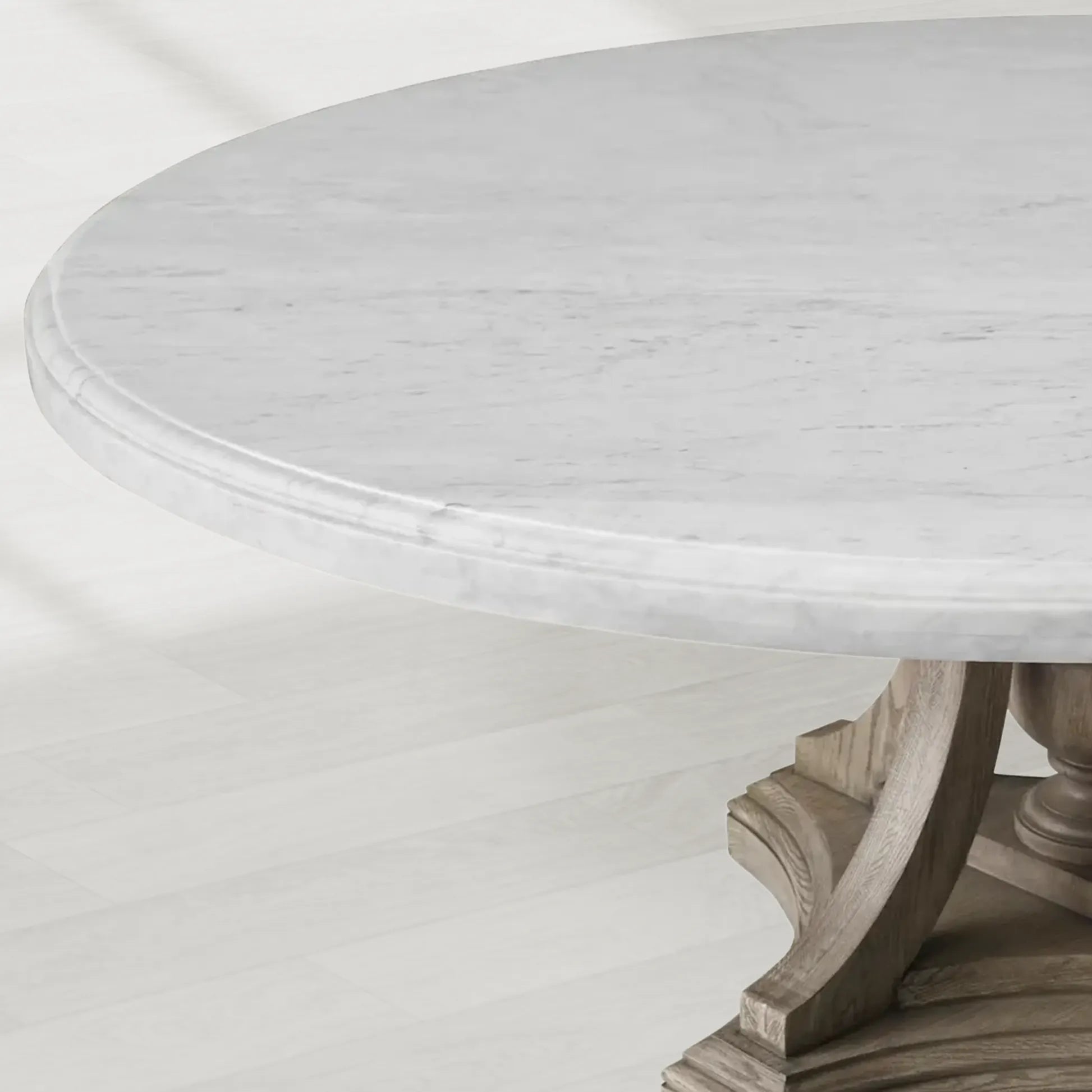 St. James Marble Round Dining Table