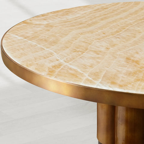 Onyx Tropez Vintage Round Dining Table