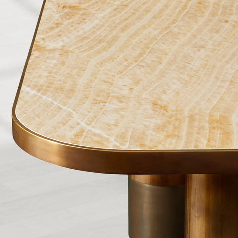 Onyx Tropez Rectangular Vintage Dining Table